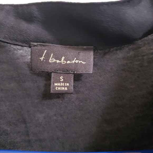 T. Babaton Black Blouse - Picture 5 of 6